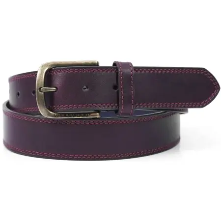 Premium Brown Leather Belt For Men - 00000006