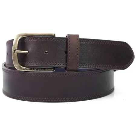 Premium Brown Leather Belt For Men - 00000014