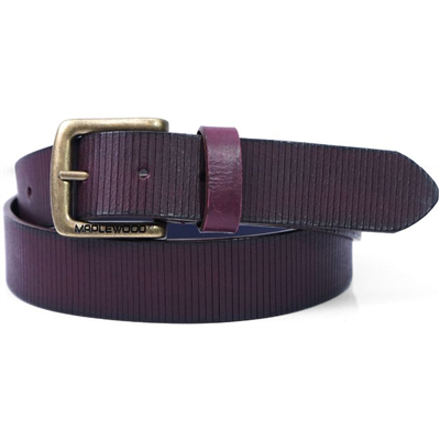 Premium Textured Leather Belt For Men - 00000006