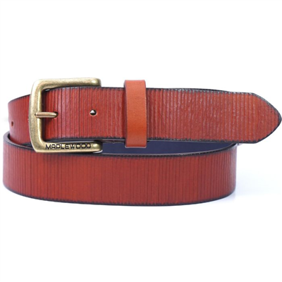 Premium Textured Leather Belt For Men - 00000012