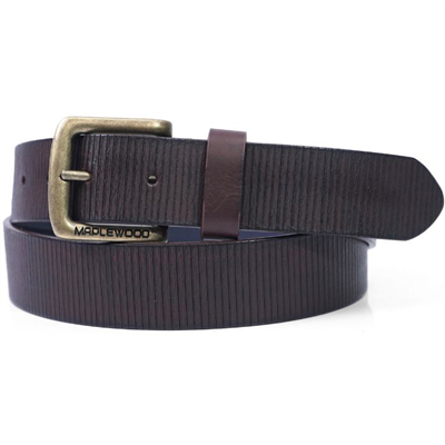 Premium Textured Leather Belt For Men - 00000014