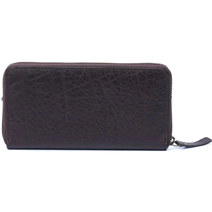 Ladies Clutch Wallet Brown